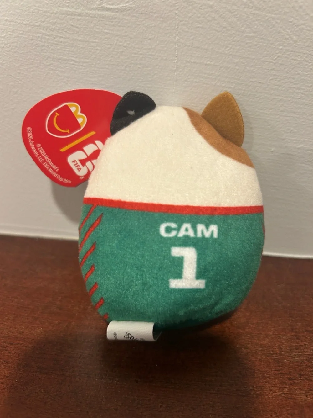 McDonald’s Squishmallows FIFA World Cup 2026 Plush Toy #11 CAM the Cat